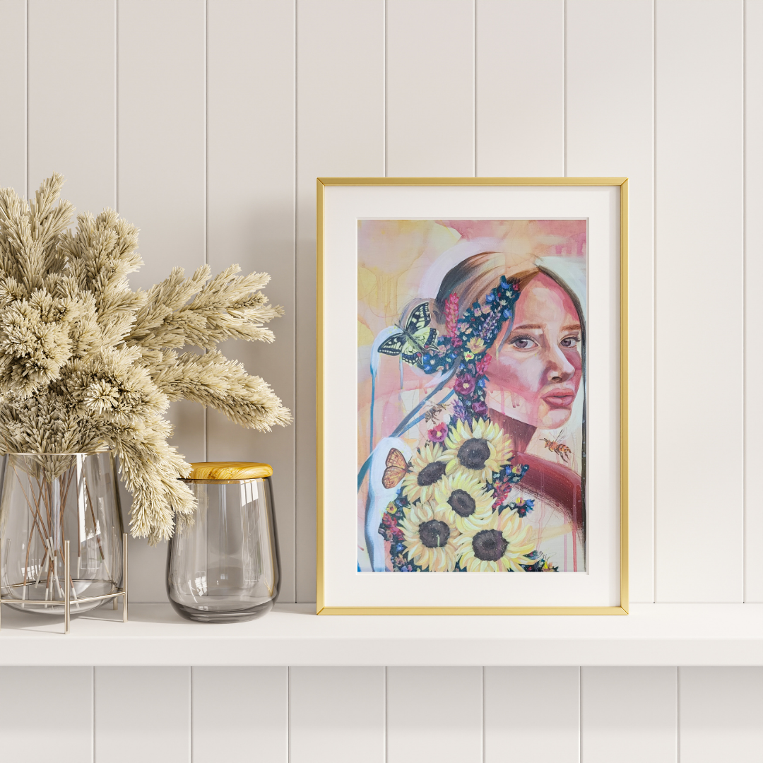 It Was All Yellow Art Print