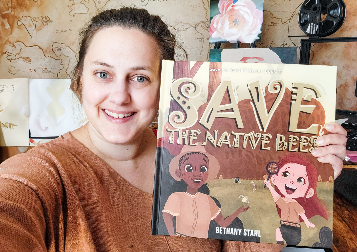 Save the Native Bees Hardcover Book