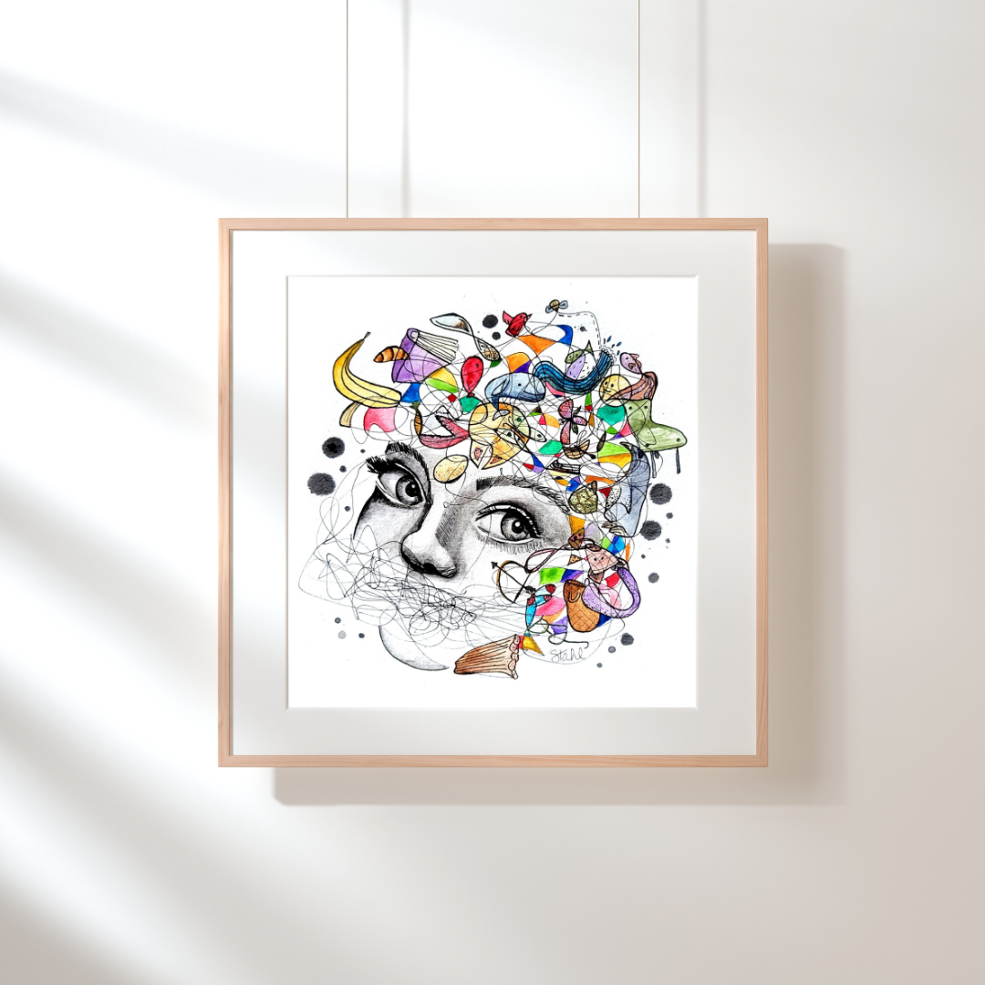 Neurodivergent Art Print