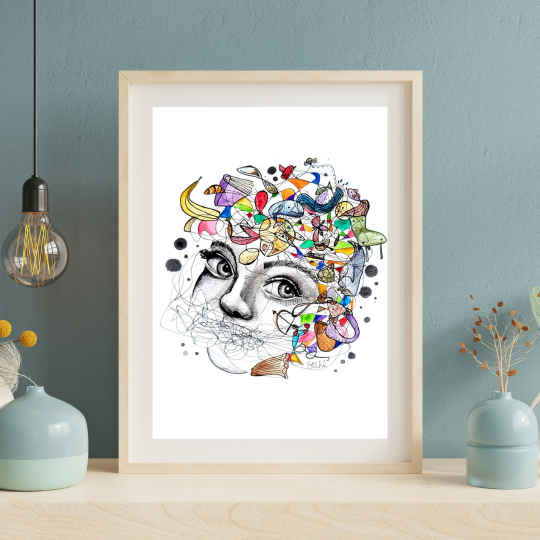 Neurodivergent Art Print