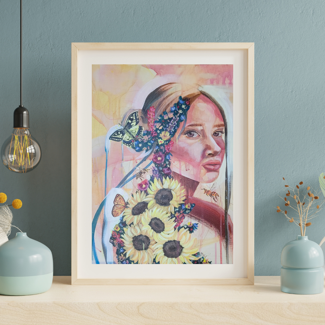 It Was All Yellow Art Print