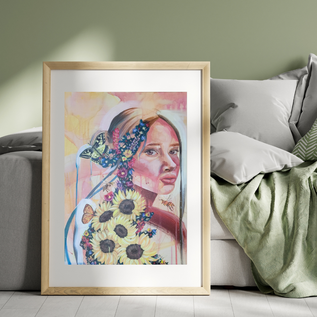 It Was All Yellow Art Print