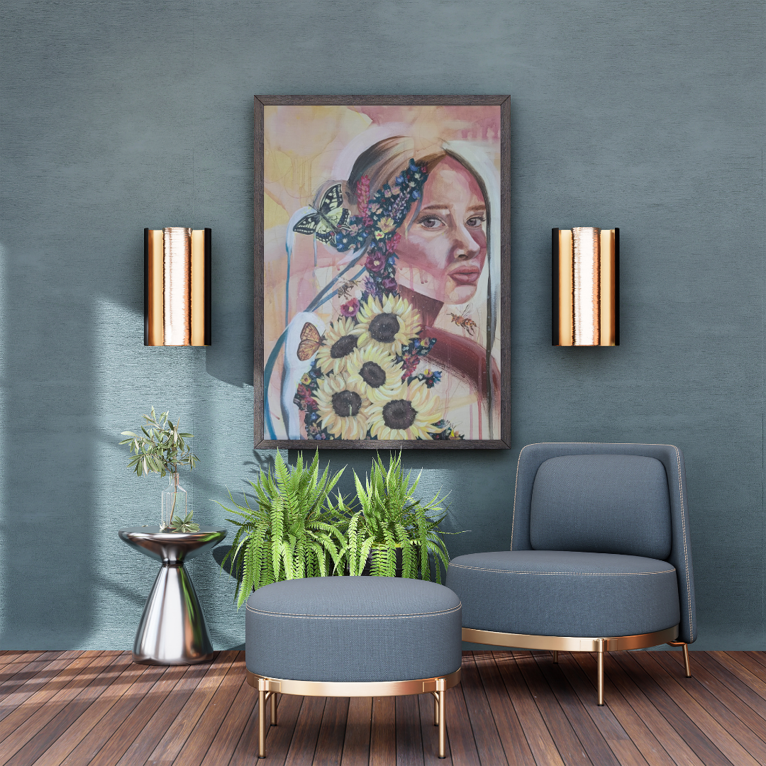 It Was All Yellow Art Print