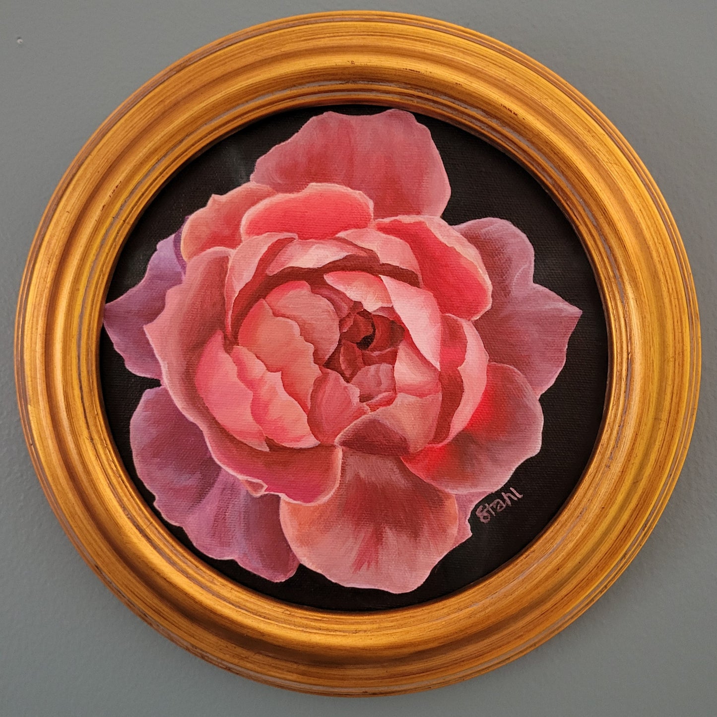 Aphrodite Original Rose Acrylic Painting