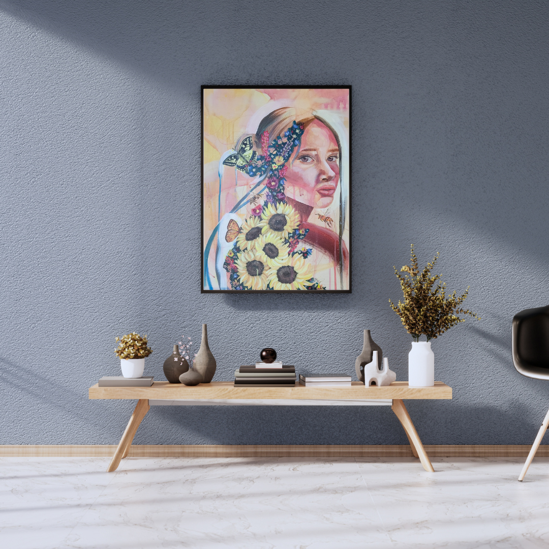 It Was All Yellow Art Print