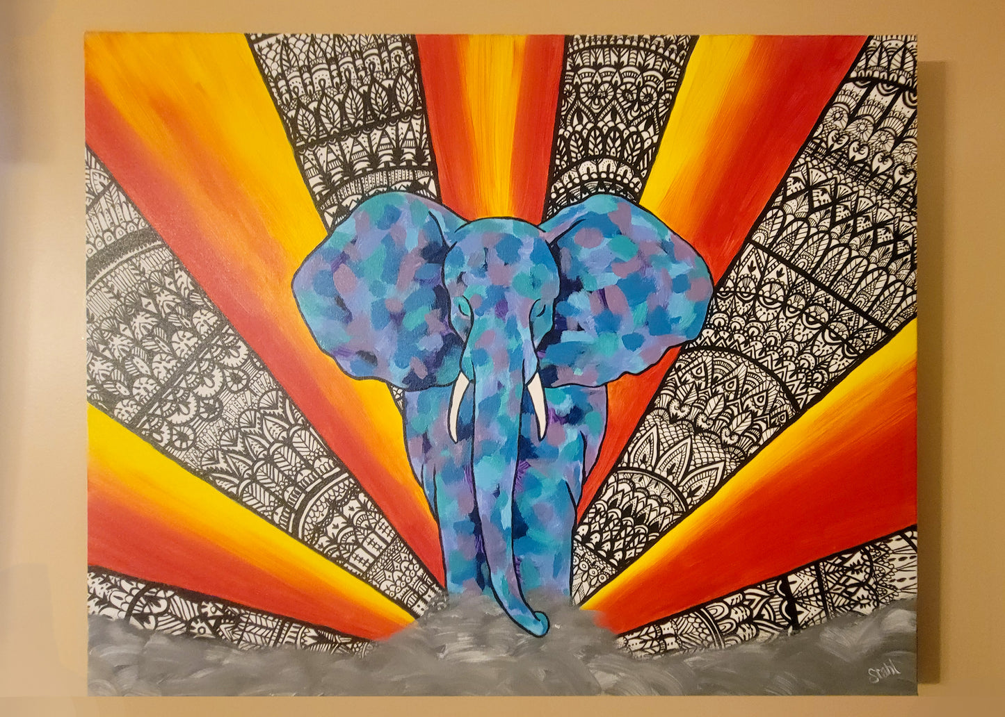 Ascendance Original Acrylic Painting